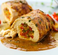 Stuffed Chicken Breasts with Sweet Peppers and Thyme