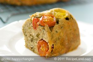 Cherry Tomato, Feta-Swiss Cheese and Herbs Bread