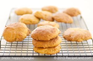 Chewy Applesauce and Peanut Butter Cookies