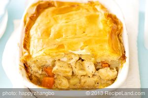 Phyllo Chicken Pot Pie