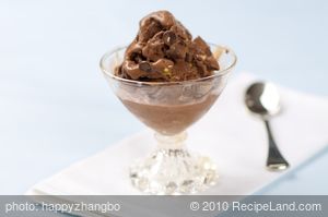 Chocolate Chip and Walnut Chocolate Ice Cream-Low Fat