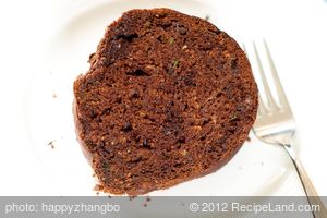 Super Moist Chocolate Zucchini Bundt Cake