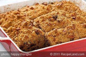 Acorn Squash Cake with Pecan Streusel