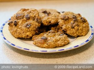 Chocolate Pumpkin Oatmeal Cookies