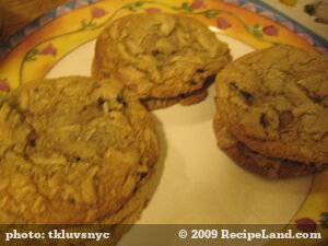 Low Calorie Low Fat Chocolate Chip Cookies