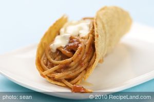 Spaghetti Tacos