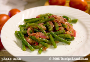 Green Beans With Cider Glaze (Thanksgiving)