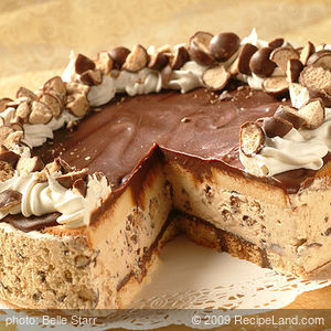 Frozen Chocolate Cappuccino Crunch Cake