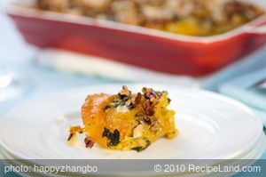 Butternut Squash and Cheddar Casserole