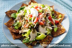 Black Bean-Taco Salad with Lime Vinaigrette