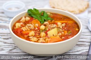 Crockpot Italian Sausage Vegetable Soup