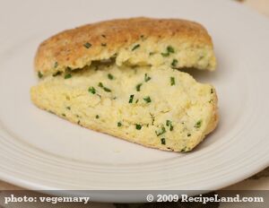 Cheddar Cornmeal Biscuits with Chives