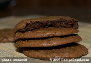 Low Fat Chewy Chocolate Cookies