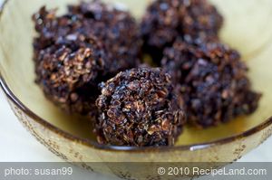 No-Bake Coconut/Oatmeal Cookies