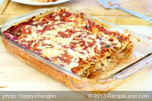 Cheesy Vegetable Lasagna