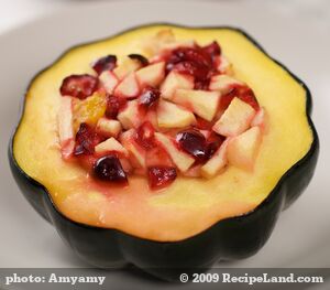 Cranberry-Stuffed Acorn Squash