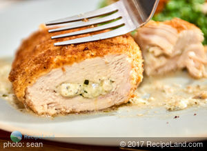 Pesto and Cream Cheese Stuffed Chicken Breasts