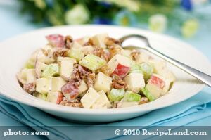 Apple  Celery and Walnut Salad