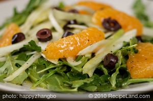 Arugula, Fennel, and Orange Salad 