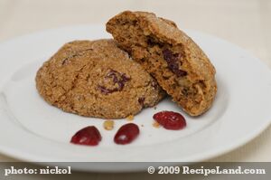 Cranberry, Orange and Nut Cookies