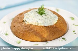 Dill Dip in Rye Bread