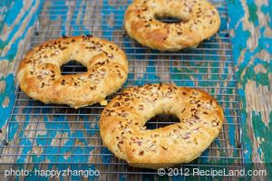 Bread Machine Onion Bagels