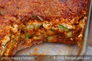 Baked and Herbed Zucchini and Ricotta