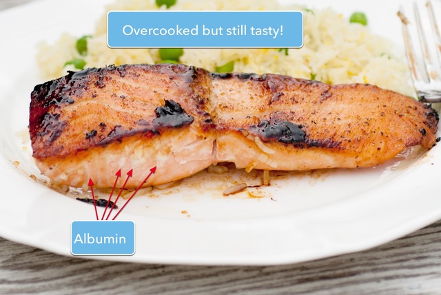 Overcooked maple glazed salmon