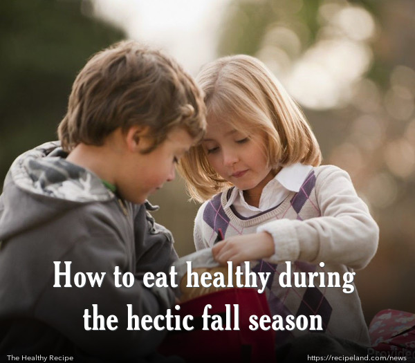 Healthy Kids During the Fall Season