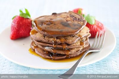  Double Chocolate and Walnut Pancakes