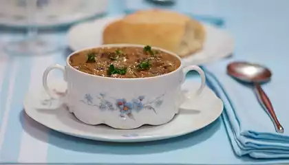 Mushroom Cashew Bisque