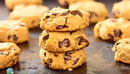 Peanut Butter, Chocolate Chip and Chickpea Cookies (Gluten-free)