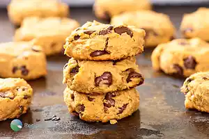 Peanut Butter, Chocolate Chip and Chickpea Cookies (Gluten-free)