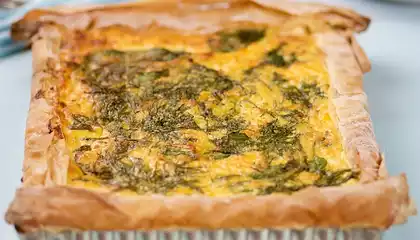 Amazing Spinach, Ricotta and Sweet Potato Tart