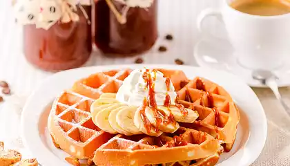 Best Sourdough Belgian Waffles