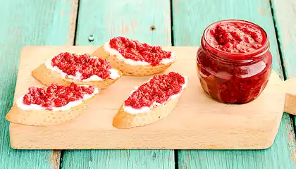 No Cook Strawberry Kiwi Jam