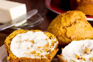 Pumpkin Muffins (Low-fat and Sugar-free)