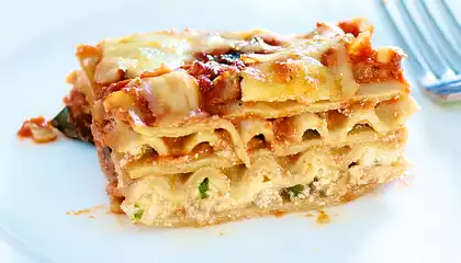 Cheesy Vegetable Lasagna