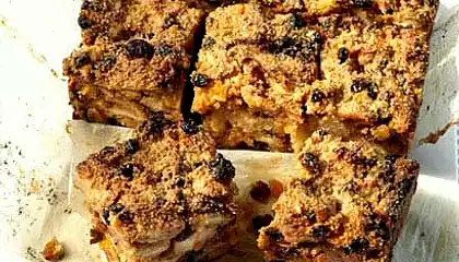 Fruit Peel Bread Pudding 