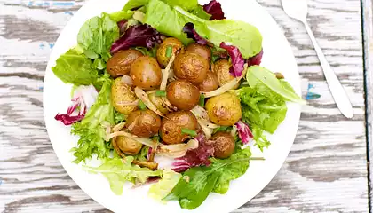 Charred New Potato and Fennel Salad