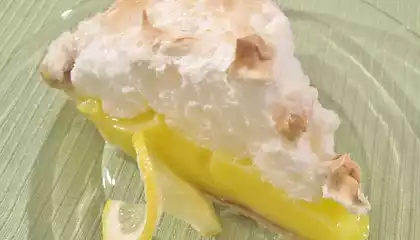 Lemon Party Meringue Pie