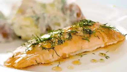 Maple-dill Roasted Salmon