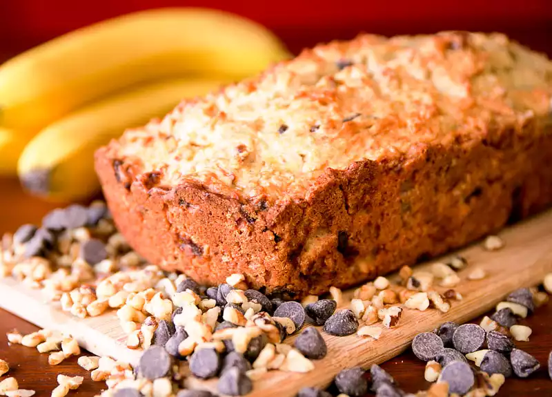 Dad's Banana Nut Chocolate Chip Bread