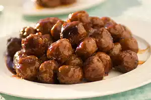 Honey Garlic Glazed Meatballs