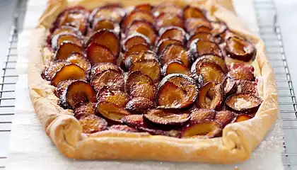 Phyllo Plum Tart