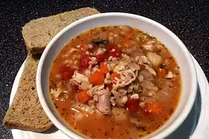 Grandma's Chicken and Barley Soup