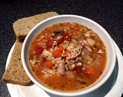 Grandma's Chicken and Barley Soup