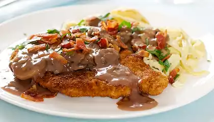 Secret Jagerschnitzel - German Hunter Schnitzel