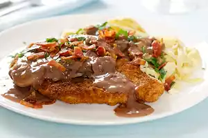 Secret Jagerschnitzel - German Hunter Schnitzel