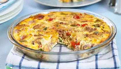 Crustless Tuna Quiche